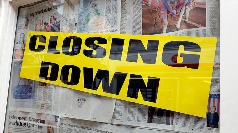 Closing down (David Burton/Alamy Stock Photo)