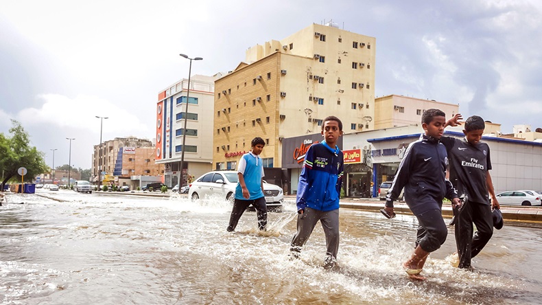 Saudi Arabia flood (Nasarudheen Markmedia/Alamy Stock Photo)