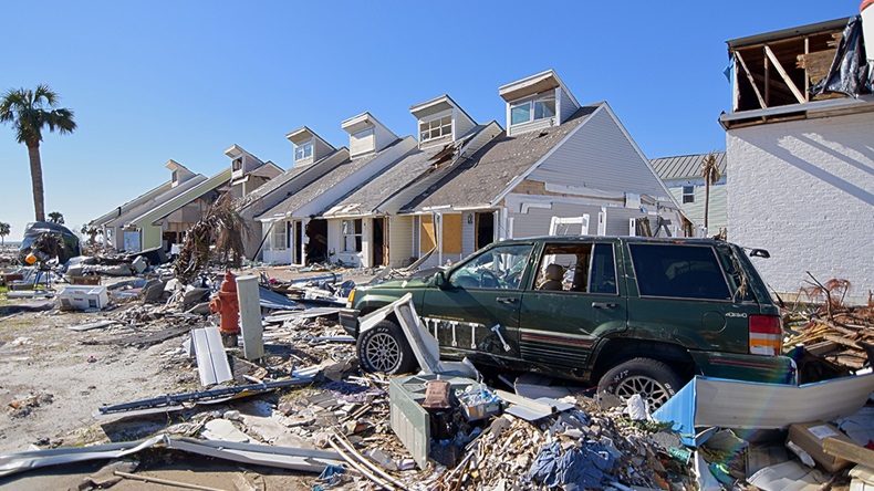 Hurricane Michael Florida damage (2018) (Alan LeStourgeon/Shutterstock.com)