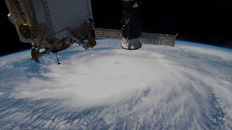Hurricane from space (Geopix/Alamy Stock Photo)