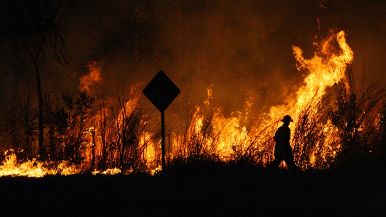 Australia bushfire (JLBvdWOLF/Alamy Stock Photo)