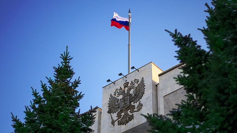 Russia flag (Ilya Starikov/Alamy Stock Photo)