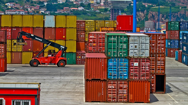 Cargo containers (agefotostock/Alamy Stock Photo)