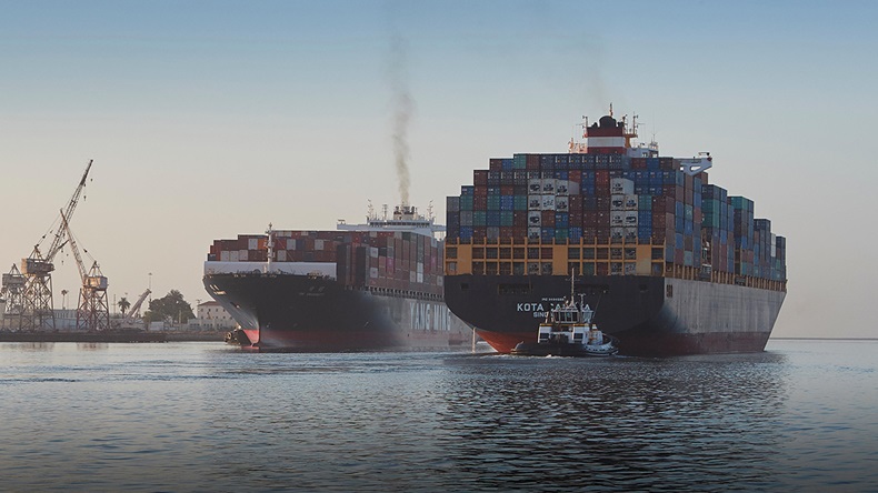 Cargo vessels (Jon Lord Photography/Alamy Stock Photo)