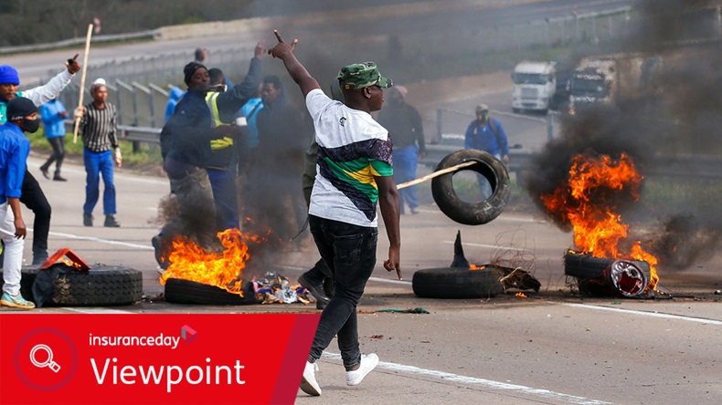 South Africa protest (2021) (REUTERS/Alamy Stock Photo)