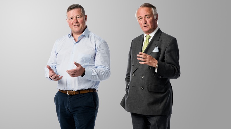 Paul Brand, co-founder and deputy chief executive, and Stephen Catlin, co-founder and chief executive, Convex