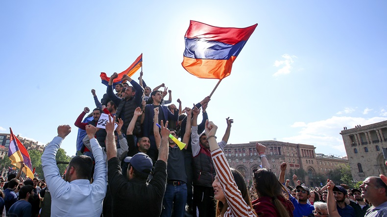 Armenia protest (Grigor Yepremyan/PAN Photo via AP)