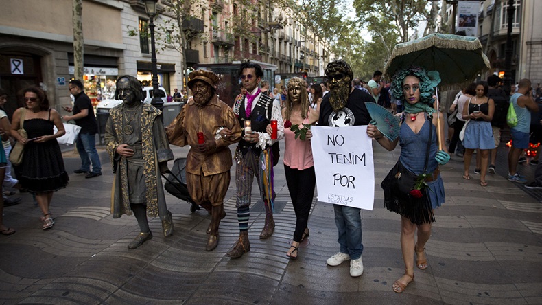 Barcelona terror (Emilio Morenatti/AP)
