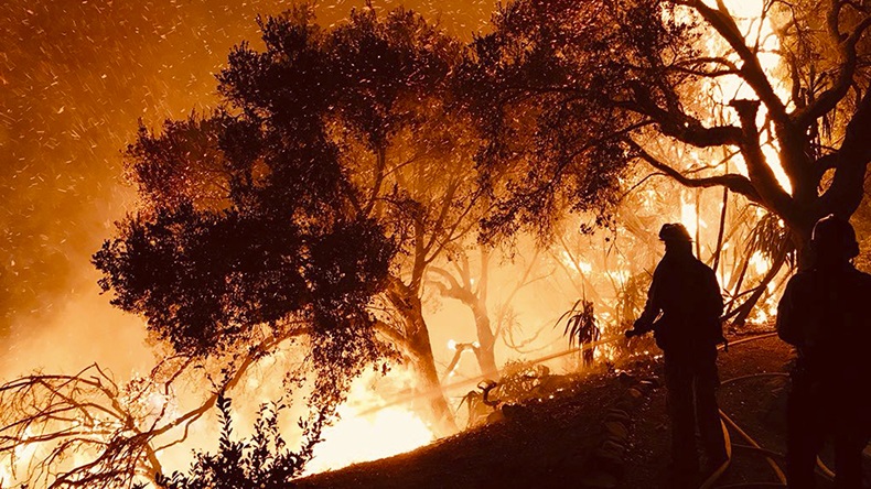 California wildfire (2017) (Mike Eliason/Santa Barbara County Fire Department via AP)