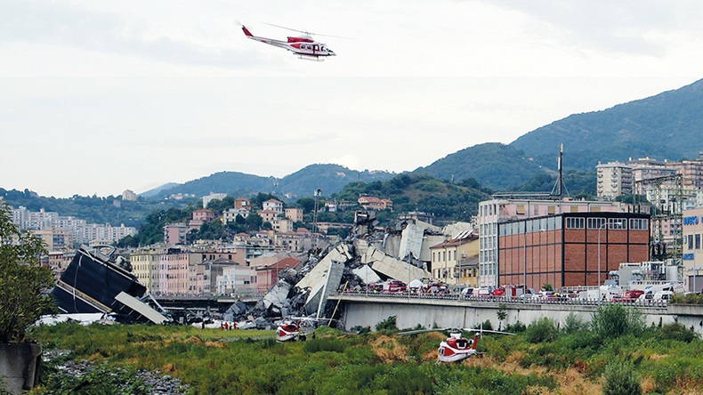 Genoa bridge collapse (2018) (Alexander Zemlianichenko/AP)