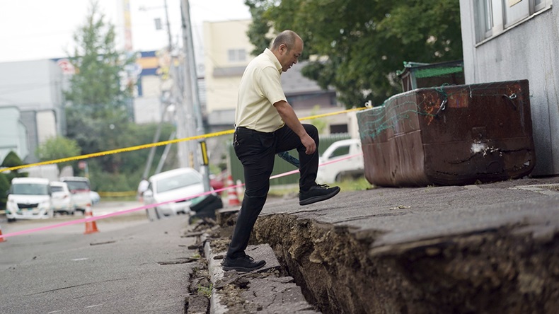 Hokkaido, Japan earthquake (2018) (© Eugene Hoshiko/AP)