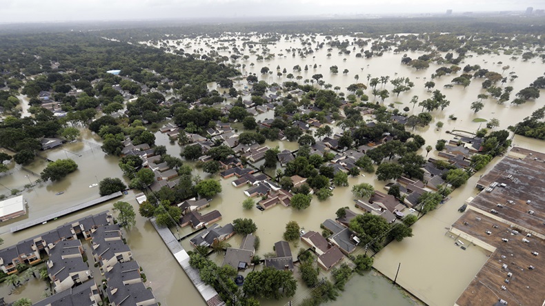 Hurricane Harvey flooding (David J Phillip/AP)