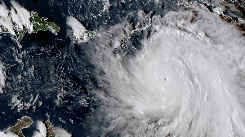 Hurricane Maria (2017) (Nasa via AP)