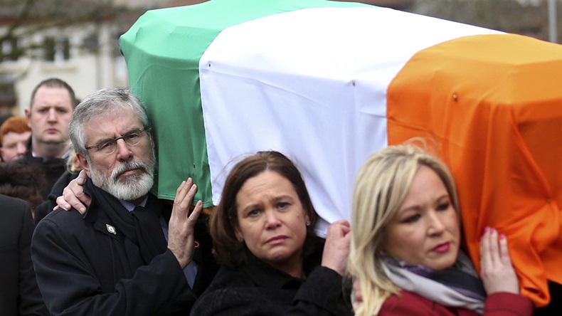 Martin McGuinness funeral (Peter Morrison/AP)