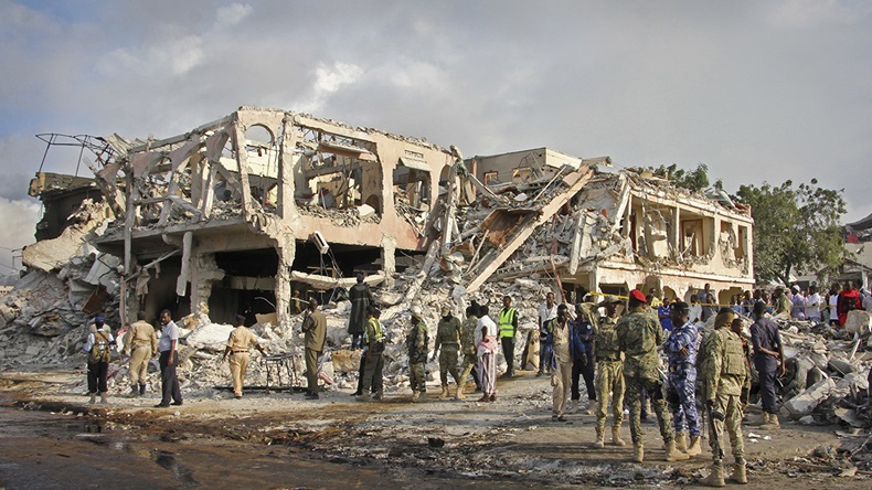 Mogadishu truck bomb (2017) (Farah Abdi Warsameh/AP)