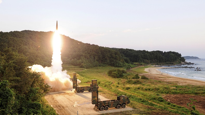 South Korea missile test (South Korea Defense Ministry/AP)