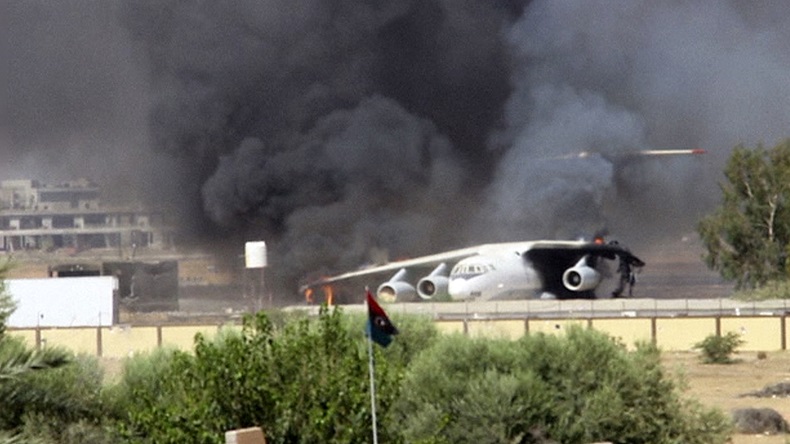 Tripoli airport attack (AP)