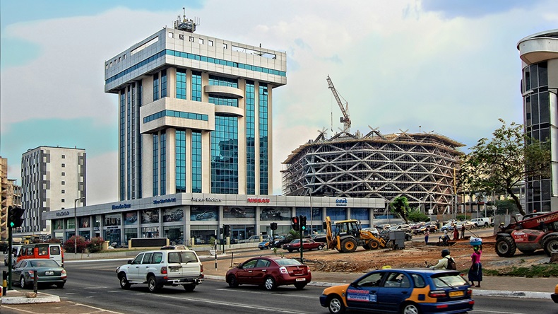 Accra, Ghana construction (Nataly Reinch/Shutterstock.com)
