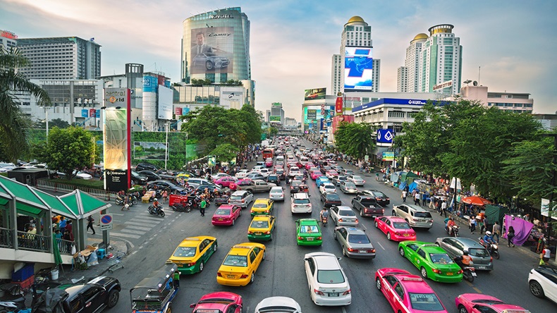 Bangkok traffic (DeltaOFF/Shutterstock.com)