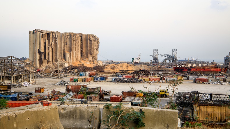 Beirut port explosion (2020) (Hiba Al Kallas/Shutterstock.com)