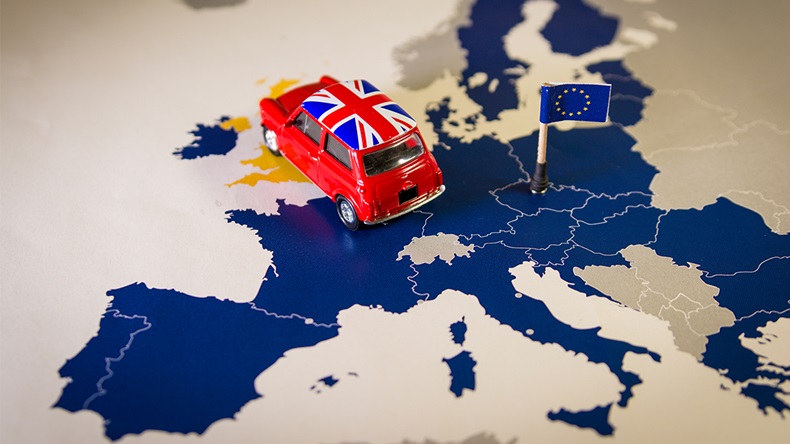 Brexit and car (Ivan Marc/Shutterstock.com)