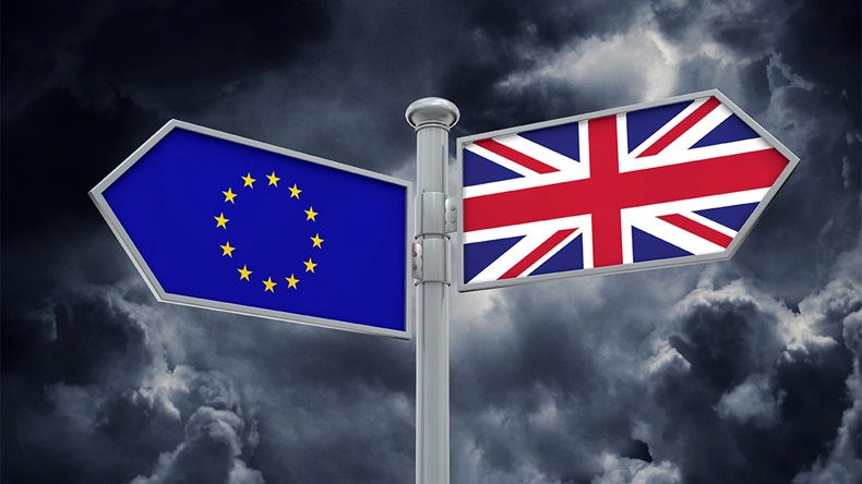 Brexit signpost (Ink Drop/Shutterstock.com)
