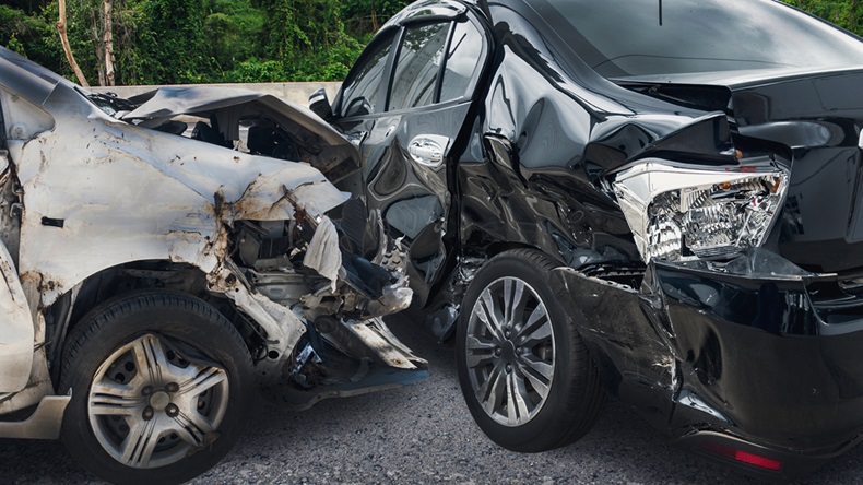Car accident (Kwangmoozaa/Shutterstock.com)
