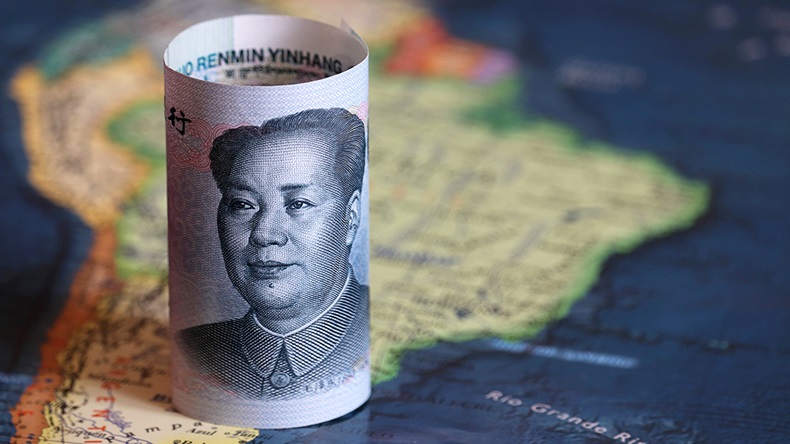 Chinese yuan Latin America (Oleg Elkov/Shutterstock.com)