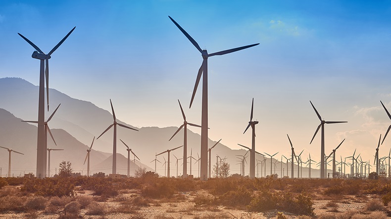 Wind turbines (Patrick Jennings/Shutterstock.com)