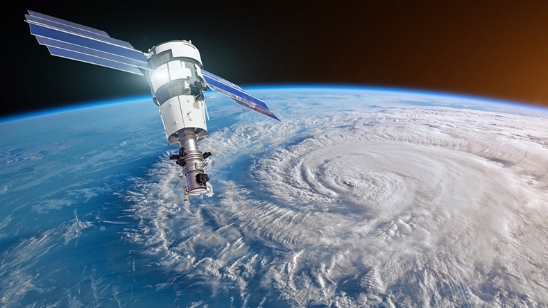Hurricane from space (aapsky/Shutterstock.com)
