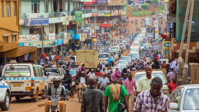 Kampala, Uganda traffic (Andreas Marquardt/Shutterstock.com)