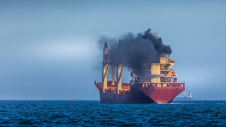 Ship emissions (Martinez Studio/Shutterstock.com)